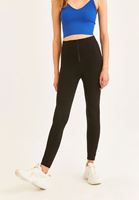 Bayan Siyah Yüksek Bel Tayt