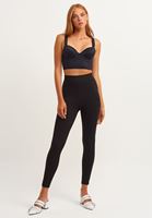 Bayan Siyah Ultra Yüksek Bel Tayt