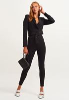 Bayan Siyah Ultra Yüksek Bel Tayt