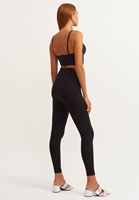 Bayan Siyah Ultra Yüksek Bel Tayt