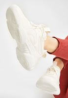 Bayan Beyaz Kalın Tabanlı Sneaker