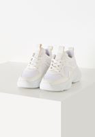Bayan Beyaz Kalın Tabanlı Sneaker