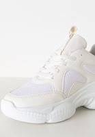 Bayan Beyaz Kalın Tabanlı Sneaker