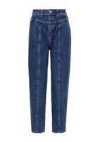 Bayan Mavi Ultra Yüksek Bel Slouchy Pantolon