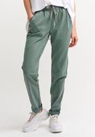 Bayan Haki Beli Lastikli Havuç Pantolon ( TENCEL™ )