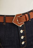 Bayan Sarı Toka Detaylı Kemer