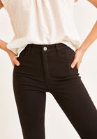 Bayan Siyah Yüksek Bel Pantolon ( TENCEL™ )