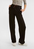 Bayan Siyah Yüksek Bel Bol Paça Pantolon