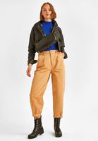 Bayan Lacivert Halter Yaka Bluz