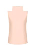 Yüksek Yaka Bluz ve Slouchy Pantolon Kombini