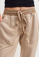 Women Beige Mid Rise Jogger Pant