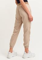 Women Beige Mid Rise Jogger Pant