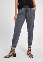 Bayan Gri Beli Lastik Detaylı Jogger Pantolon ( TENCEL™ ) 