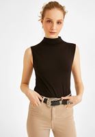 Bayan Siyah Toka Detaylı Kemer