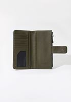 Bayan Yeşil Dokulu Cüzdan