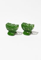 Bayan Yeşil İkili Toka Seti