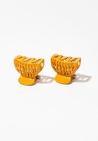 Bayan Sarı İkili Toka Seti