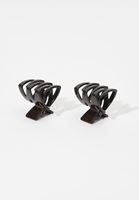 Bayan Açık Kahverengi İkili Toka Seti