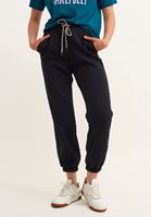 Bayan Siyah Sweat Jogger Pantolon
