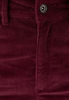Bayan Bordo Wide-Leg Kadife Pantolon