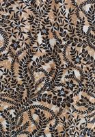 Bayan Çok Renkli Floral Desenli Maxi Elbise