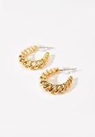 Bayan Altın Burgulu Küpe