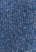 Bayan Mavi Bot Yaka Triko Kazak