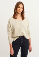 Bayan Bej V Yaka Triko Kazak