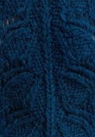 Bayan Lacivert İspanyol Kol Bohem Ajurlu Triko