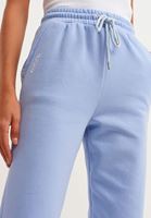 Bayan Mavi Bel Detaylı Sweat Jogger Pantolon