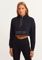 Crop Sweatshirt ve Tayt Kombini