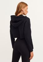 Crop Sweatshirt ve Tayt Kombini