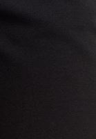 Bayan Siyah Yüksek Yakalı Sweatshirt