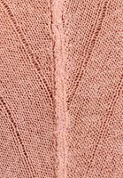 Bayan Turuncu Yıkama Detaylı Triko Kazak 