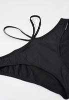 Bayan Siyah Bağlama Detaylı Külot