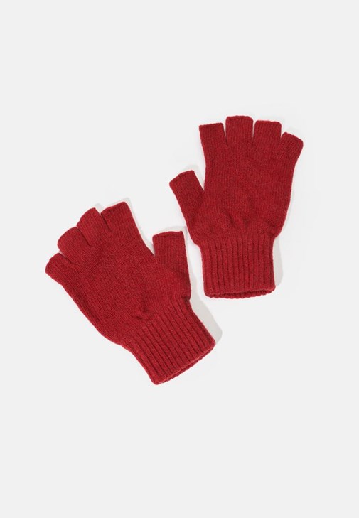 Kırmızı Basic Yünlü Eldiven