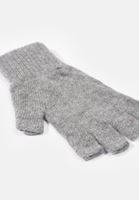 Bayan Gri Basic Yünlü Eldiven