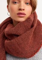 Bayan Turuncu Casual Kalın Şal