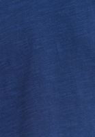 Bayan Lacivert Pamuklu V-Neck Tişört