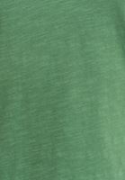 Bayan Yeşil Pamuklu V-Neck Tişört