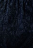 Bayan Lacivert Fırfırlı Kare Yaka Bluz