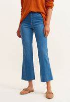 Bayan Mavi Ultra High-Rise Flare Denim Pantolon