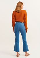 Bayan Mavi Ultra High-Rise Flare Denim Pantolon