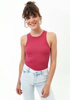 Tank Top ve Wide-Leg Denim Pantolon Kombini