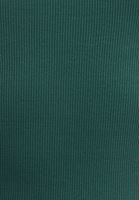 Bayan Yeşil Pamuklu Esnek Dokulu Tişört