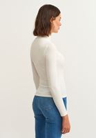 Bayan Krem Uzun Kollu Roll Neck