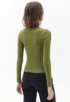 Bayan Yeşil Uzun Kollu Roll Neck