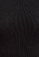 Bayan Siyah Yüksek Yaka Pamuklu Atlet