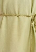 Bayan Yeşil Nature Friendly Tek Omuz Mini Elbise