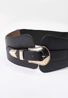 Bayan Siyah Toka Detaylı Kemer